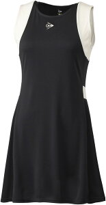 DUNLOP (ダンロップ) テニス ウェアその他 GAME ONE PIECE 【ブラック】 DAP-1565W 900 その他ウェア2ワンピース ワンピース レディース 女性用 ブラック 黒 25FW {NP}