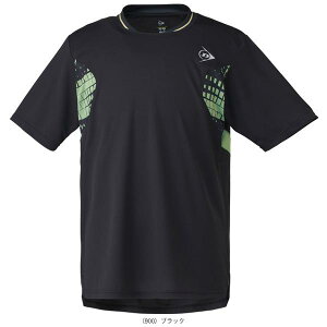 DUNLOP �i�_�����b�v�j �e�j�X �Q�[���V���c�E�p���c WOMEN'S 25�t�� GAME SHIRT DAP-1522W �y�u���b�N�z DAP-1600 900 �Q�[���V���c �V���[�g�X���[�u �����Y�E���f�B�[�X �j���p�E�����p �_�����b�v�X�|