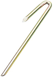 EVERNEW(エバニュー) 体育用品 テープ 印 マーカー ライン引き ロープマーカー用釘6×155〈50本入〉 【シルバー】 EKA188 銀 ギン 21 {SK}