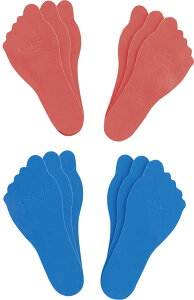 EVERNEW(エバニュー) 体育用品 テープ 印 マーカー ライン引き ふっとまーかー フットマーカー 【ブルー/レッド】 ETE004 青 アオ 赤 アカ 21 {SK}