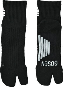 GOSEN (ゴーセン) テニス ソックス 高機能ソックス 【ブラック】 F2502 39 ソックスM ソックス メンズ 男性用 ブラック 黒 25SS {NP}