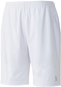 GOSEN (ゴーセン) テニス ゲームシャツ・パンツ ハーフパンツ 【ホワイト】 PP2342 ゲームパンツ ハーフパンツ ユニセックス 男性用・女性用 ホワイト 白 24SS {SK}