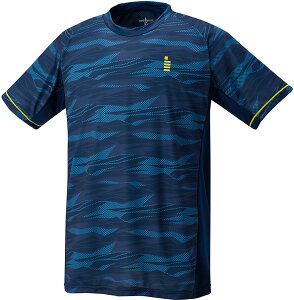 GOSEN (ゴーセン) テニス ゲームシャツ・パンツ ゲームシャツ 【ネイビー】 T2452 17 ゲームシャツ ゲームシャツ ユニセックス 男性用・女性用 ネイビー 紺 24FW {SK}