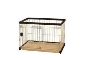 （株）リッチェル 木製お掃除簡単ペットサークル 90ー60 ダークブラウン 犬用品 ケージ・サークル 日用品｛SK}