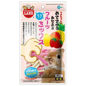 （株）マルカン MR‐681おててからあたえるフルーツミックス 小動物 小動物フードのおやつ フード｛NP}