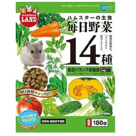 （株）マルカン ML‐60 毎日野菜14種ハムスター用 小動物 小動物フードの主食 フード｛SK}