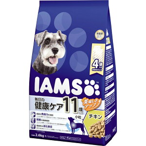 マースジャパンリミテッド アイムス 11歳以上用 毎日の健康ケア チキン 小粒 2.6kg <対象年齢 10〜12歳まで(老齢)> 犬用品 ドライ ドックフード{SK}