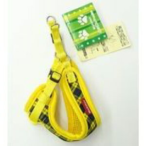 カワノ産業(株) M2737Yマイスターソフティハーネスリード3S NEWチェック 犬 用品 胴輪 4960638727372 {NP}