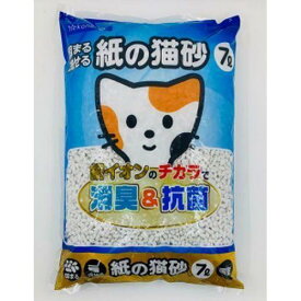 ペットライブラリー(株) NEKONERU 固まる流せる紙の猫砂 7L 猫用品 日用品 トイレタリー 4904879066203 {SK}