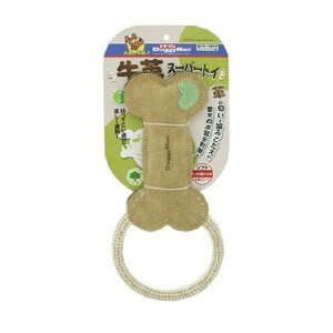ドギーマンハヤシ(株)用品営業部 牛革スーパートイ ボーン 犬用品 日用品 玩具・アジリティグッズ 4976555857177 {NP}