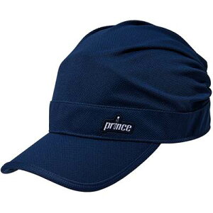 prince (プリンス) テニス・バドミントン 帽子・キャップ UVラウンディッシュキャップ トレーニング 部活 練習 試合 UVカット 吸汗速乾 抗菌 レディース 女性用 【ネイビー】 紺 PH567 {NP}S