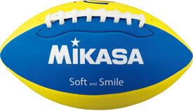 MIKASA （ミカサ） フットボール ボール フラッグフットボール 【イエロー×ブルー】 FFY-BL 競技ボール フットボール ジュニア・キッズ 子供用 男性用・女性用 イエロー 黄 青 22 {SK}