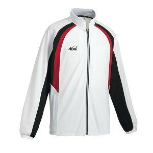 NISHI(ニシ) ランニング 陸上 スーパーライトトレーニングジャケット 【ホワイト/ブラック】 2811A423 0107 メンズ・レディース 男性用・女性用 白 黒 {SK}