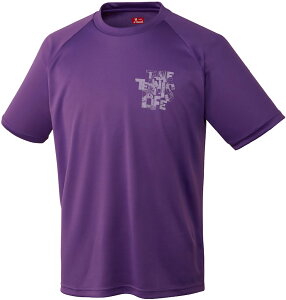 Nittaku (ニッタク) 卓球 Tシャツ ワンポイントTシャツ 【パープル】 NX-2016 50 半袖Tシャツ 練習着 ウェア トップス メンズ・レディース 男性用・女性用 紫 24SS {NP}
