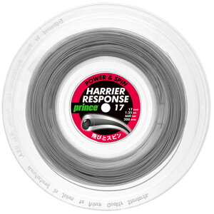 Prince(プリンス) テニス ガット・ラバー 硬式 ハリアー レスポンス 【17ゲージ 200mリール】 硬式テニス 【クリアグレー】 7JJ033 CLG ガット ラバー ストリング メンズ・レディース 男性用・女