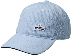 Prince (プリンス) テニス 帽子 シアサッカーキャップ 【サックス】 PH558 125 CAP 帽子 レディース 女性用 ブルー 青 23SS {SK}