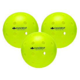 DIADEM （ダイアデム） ピックルボール ボール BALL 3PK NEON 【グリーン】 TPB001 576 競技ボール グッズ メンズ・レディース 男性用・女性用 グローブライド株式会社 グリーン 緑 2026 {SK}