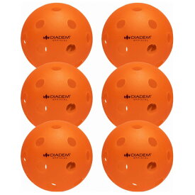 DIADEM （ダイアデム） ピックルボール ボール PW PICKLEBALL INDOOR 6PK 【オレンジ】 TPB006 028 競技ボール グッズ メンズ・レディース 男性用・女性用 グローブライド株式会社 オレンジ 橙 2026 {SK}