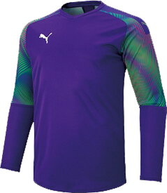 PUMA（プーマ） サッカー・フットサル ゲームシャツ・パンツ CUP GKシャツ パッド付き ユニホーム ゴールキーパーウェア Tシャツ 長袖〈ロングスリーブ〉 【プリズムバイオレット】 メンズ 男性用 729870 04 {NP}