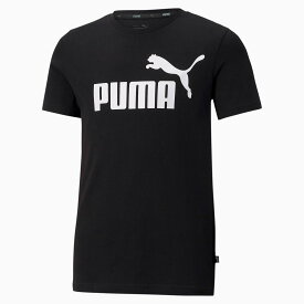 PUMA（プーマ） トレーニング・フィットネス Tシャツ 半袖〈ショートスリーブ〉 ESS ロゴ Tシャツ 120-160cm 【プーマブラック】 588982 01 ジュニア・キッズ 子供用 PUMA BLACK 黒 21SS {NP}