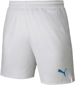 PUMA（プーマ） サッカー・フットサル ゲームシャツ・パンツ LIGA ゲームパンツ コア ジュニア ユニホーム ハーフパンツ 半ズボン 【ホワイト/エレクトリックブルー】 ジュニア・キッズ 子供用 729972 06 {NP}