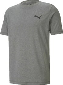 PUMA (プーマ) フィットネス・トレーニング Tシャツ ACTIVE (アクティブ) スモールロゴ Tシャツ メンズ 男性用 陸上 マラソン ジョギング ランニング ジム 【グレーバイオレット(09)】 灰 588866 {NP}