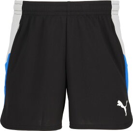 PUMA （プーマ） サッカー ショートパンツ INDIVIBLAZE ショーツ 【ブラック/グレー/ブルー】 659904 03 プラクティスパンツ パンツ レディース 女性用 ブラック 黒 灰 青 20Q1 {NP}