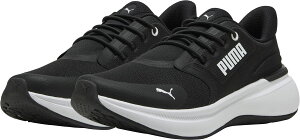 PUMA �i�v�[�}�j �E�F���l�X �V���[�Y SOFTRIDE EXO SHIFT �y�u���b�N/�z���C�g�z 311723 01 �V���[�YKIDS �V���[�Y �����Y�E���f�B�[�X �j���p�E�����p �v�[�}�W���p�� �u���b�N �� �� 25Q3 {SK}