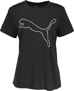 PUMA �i�v�[�}�j �E�F���l�X ����T�V���c W TAD ESSENTIAL HEATHER LOGO TEE �y�v�[�}�u���b�N�w�U�[�z 527327 01 ����T�V���c�E�B�����Y T�V���c ���f�B�[�X �����p �v�[�}�W���p��������� �u���b�N �� 26