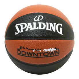 SPALDING（スポルディング） バスケットボール ボール DOWNTOWN COMPOSITE ダウンタウンコンポジット 5号球 【ブラウン／ブラック】 76-714J ジュニア 小学校用 合成皮革 茶 黒 2021 {SK}