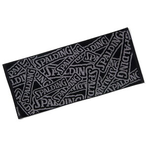 SPALDING�i�X�|���f�B���O�j �o�X�P�b�g�{�[�� �^�I�� JACQUARD TOWEL SD LOGO BLACK �W���K�[�h�^�I��SD���S �y�u���b�N�z SAT211010 �R�� �h�L BOX���� ���� �z���͔��Q �� 21AW 2021 {SK}