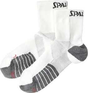 SPALDING (スポルディング) バスケットボール ソックス ステッカー ショートソックス 【ホワイト】 SAS22111 2000 ショートソックス 靴下 ユニセックス 男女兼用 白 22FW {NP}