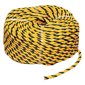 TOEI LIGHT(トーエイライト) 体育用品 ロープ 縄 なわ グランドロープYB8 【イエロー/ブラック】 B3534 黒 黄 {SK}