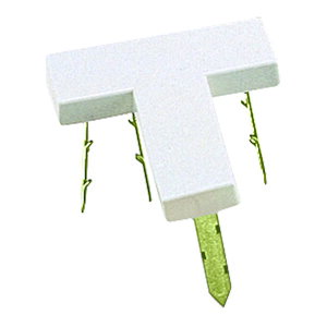 TOEI LIGHT(トーエイライト) 体育用品 テープ 印 マーカー ライン引き グランドマークT型 【ホワイト】 G1304W 白 {SK}