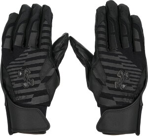 UNDER ARMOUR iA_[A[}[j 싅\tg{[ obeBOOu UA CLEAN UP PRO BATTING GLOVES NON COLOR UAN[Abv v obeBOO[u mJ[ yubN/ubN/u