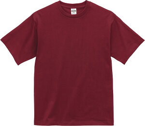 UnitedAthle (ユナイテッドアスレ) カジュアル Tシャツ 6.5オンス ファインジャージー Tシャツ 【バーガンディ】 1100-01 0072 半袖Tシャツ ショートスリーブ メンズ・レディース 男性用・女性用