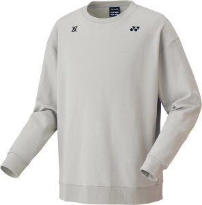 YONEX (ヨネックス) テニス スウェット・トレーナ VAユニスウェットシャツ 【グレイッシュベージュ】 30101 452 スウェットトレーナー スウェットシャツ メンズ・レディース 男性用・女性用