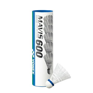 ≪当日出荷≫ YONEX(ヨネックス) バドミントン シャトルコック メイビス 600< 6ヶ入り> 【ホワイト】 M600P 000 メンズ・レディース 男性用・女性用 白 21 {SK}