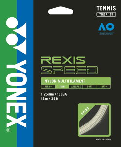 YONEX(ヨネックス) テニス ガット・ストリング 硬式用 レクシススピード125 爽快な弾き 【ホワイト】 TGRSP125 011 メンズ・レディース 男性用・女性用 白 21 {NP}