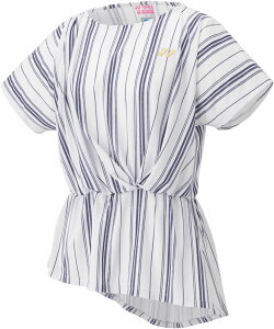 YONEX (ヨネックス) テニス ゲームシャツ・パンツ ウィメンズゲームシャツ 【ミッドナイト】 20801 170 トレーニングシャツ ゲームウェア トップス レディース 女性用 ホワイト 白 2023 {NP}