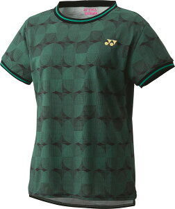 YONEX (ヨネックス) テニス ゲームシャツ・パンツ ウィメンズゲームシャツ 【リーフグリーン】 20806 455 トレーニングシャツ ゲームウェア トップス レディース 女性用 グリーン 緑 24FW {NP}