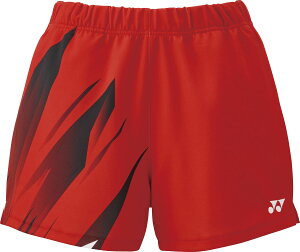 YONEX (ヨネックス) テニス ゲームシャツ・パンツ ウィメンズニットショートパンツ 【サンセットレッド】 25107 496 ゲームパンツ ゲームウェア ボトムス レディース 女性用 レッド 赤 25SS {NP}