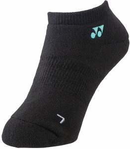 YONEX (ヨネックス) テニス ソックス ウィメンズスニーカーインソックス 【ブラック/アイスブルー】 29121 381 ソックス 靴下 レディース 女性用 ブラック 黒 24SS {NP}