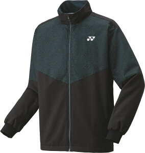 YONEX (ヨネックス) テニス ウインドウェア ユニ裏地付ウィンドウォーマーシャツ 【ブラック】 70099 007 ウォーマージャケット ジャケット ユニセックス 男性用・女性用 ブラック 黒 24FW {SK}