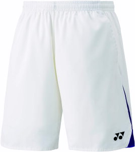 YONEX (ヨネックス) テニス ゲームシャツ・パンツ ユニハーフパンツ 【ホワイト】 15223 011 ゲームパンツ パンツ メンズ・レディース 男性用・女性用 ホワイト 白 25SS {NP}