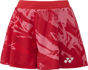 YONEX (ヨネックス) テニス ゲームシャツ・パンツ ウィメンズショートパンツ(インナースパッツ付) 【タンゴレッド】 25099 587 ゲームパンツウィメンズ パンツ レディース 女性用 レッド 赤 25