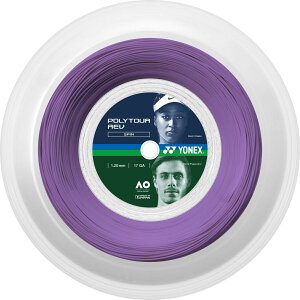 YONEX (ヨネックス) テニス ガット・ラバー ポリツアーレブ 120 (200m) 【パープル】 PTR120R2 039 硬式ガット ガット メンズ・レディース 男性用・女性用 パープル 紫 2025 {NP}