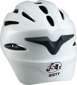 ZETT（ゼット） 野球 ヘルメット ソフト捕手用ヘルメット 【ホワイト】 BHL40S