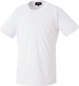 ZETT (ゼット) 野球 ソフトボール ユニフォーム・練習着・Tシャツ ベースボールTシャツ プルオーバーベースボールシャツ メンズ・レディース 男性用・女性用 【ホワイト】 白 BOT721-1100 {NP}