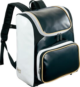 ZETT (ゼット) 野球&ソフトボール バッグ エナメルデイパック 【ブラック×ホワイト】 BA481 1911 バックパック ユニセックス 男性用・女性用 黒 白 25SS {SK}